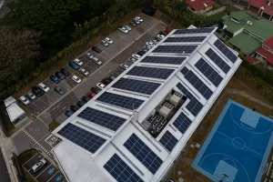 paneles solares para Café Britt