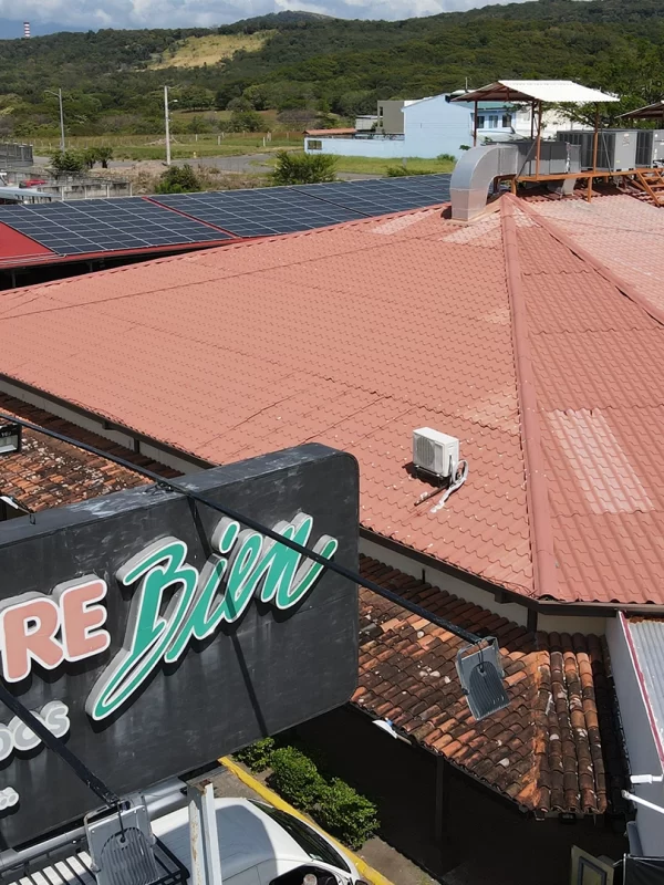 Solar panels for supermarkets in Costa Rica
